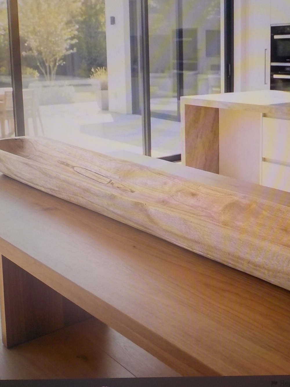 Long Balsa Wood Centerpiece